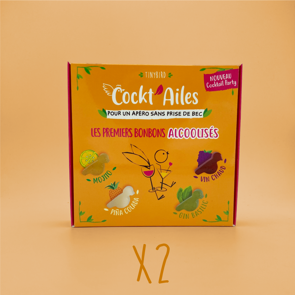 Deux coffrets Cockt'Ailes - Les premiers bonbons alcoolisés🍸🍷🍹