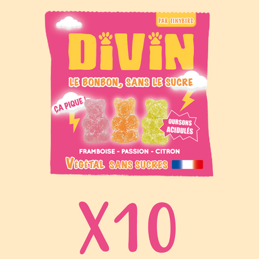 Pack sans sucres - version acidulés
