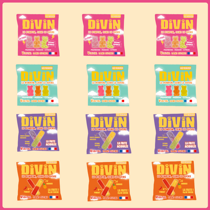 Pack sans sucres Divin Mix