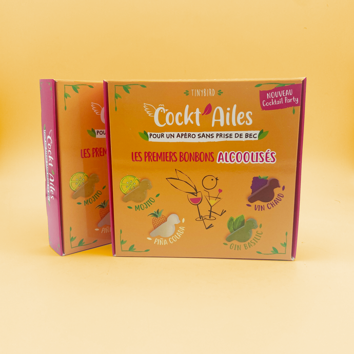 Deux coffrets Cockt'Ailes - Les premiers bonbons alcoolisés🍸🍷🍹